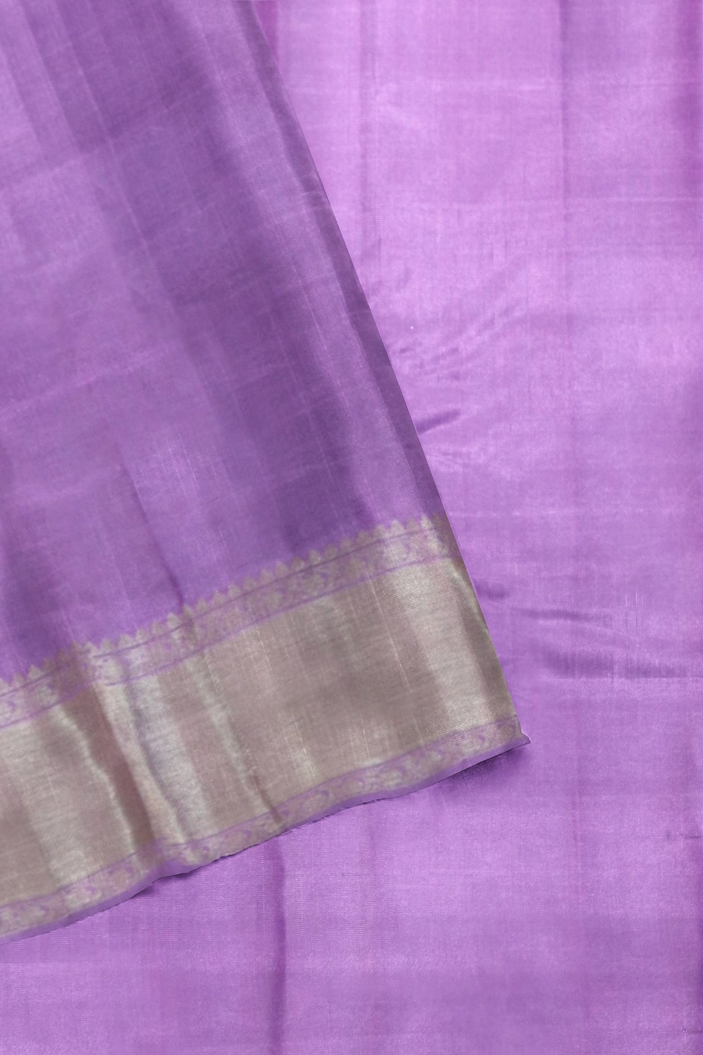 Rich Lavender Pure Kanjipuram Saree From Weavers and Best on Online