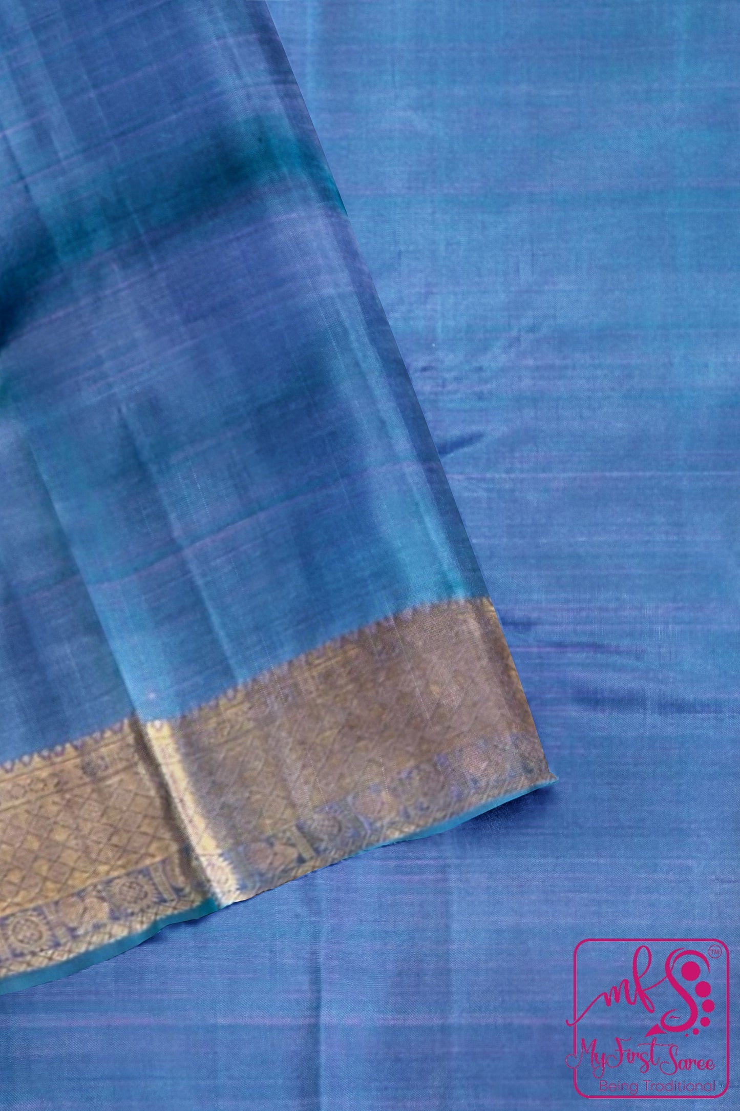 Classy Floral Violet Kanchipuram Silk Saree From Weavers and Best on Online
