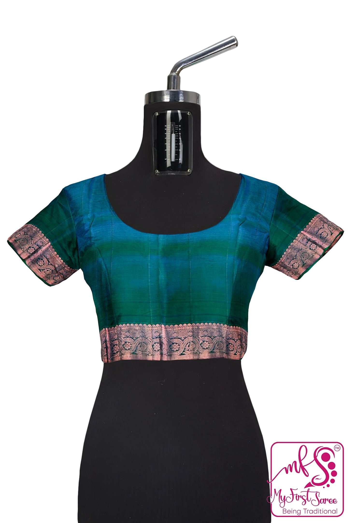 Classy Blue Kanchipuram Silk Saree From Weavers and Best on Online