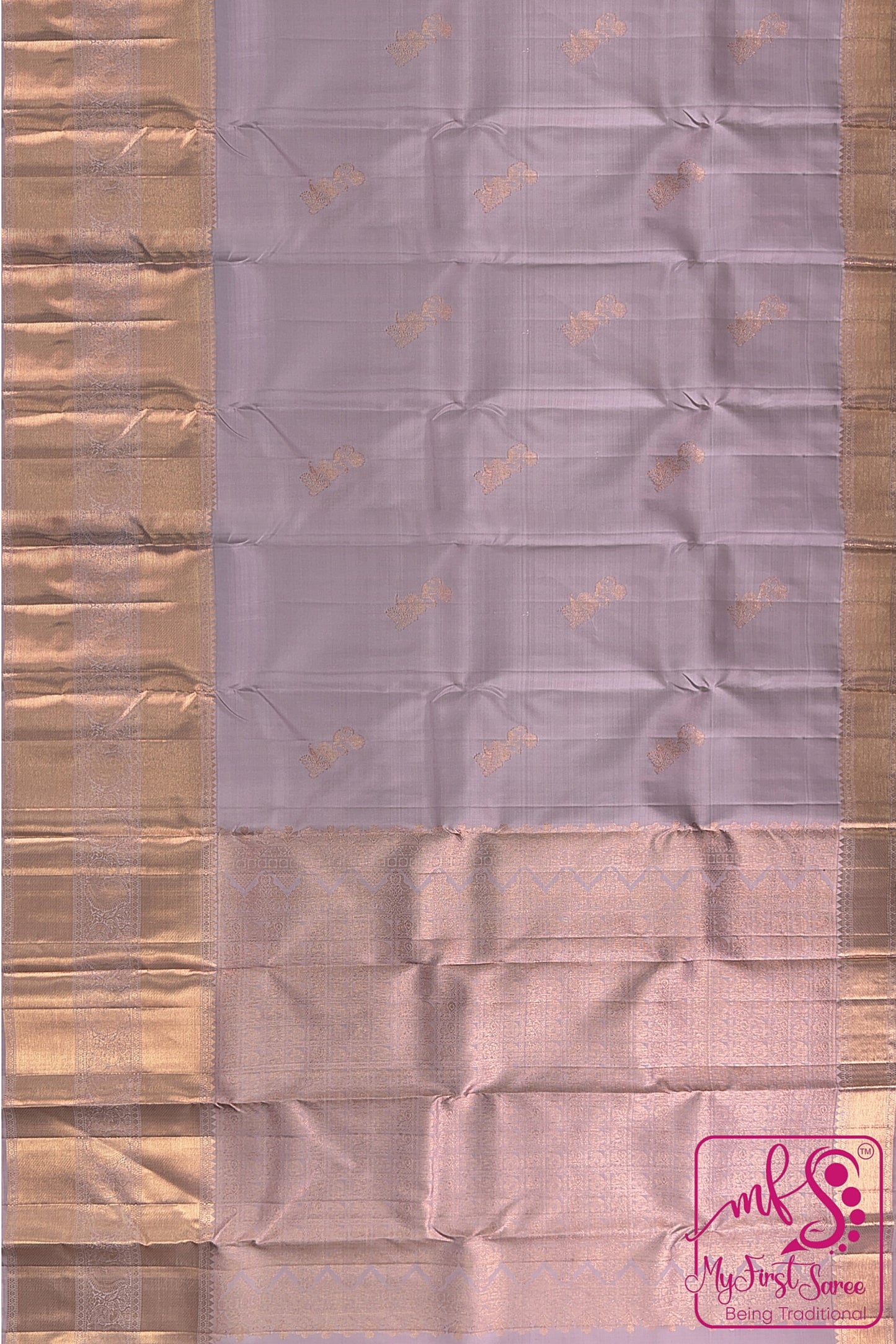 Classy Pastel Kanchipuram Silk Saree From Weavers and Best on Online