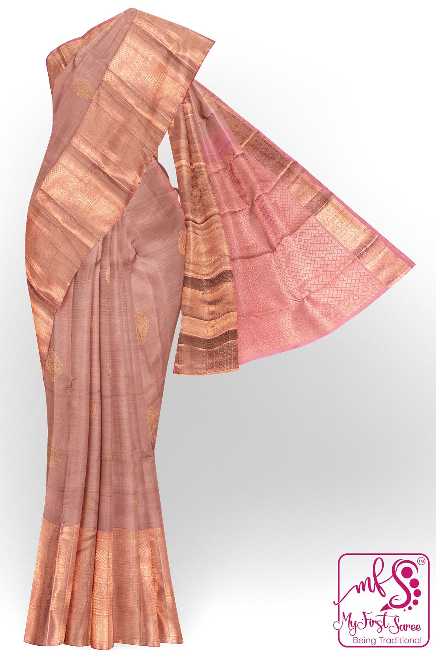 Rich Sapota Kanchipuram Silk Saree From Weavers and Best on Online