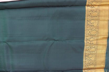 Divine Cream Pure Kanjipuram Saree From Weavers and Best on Online