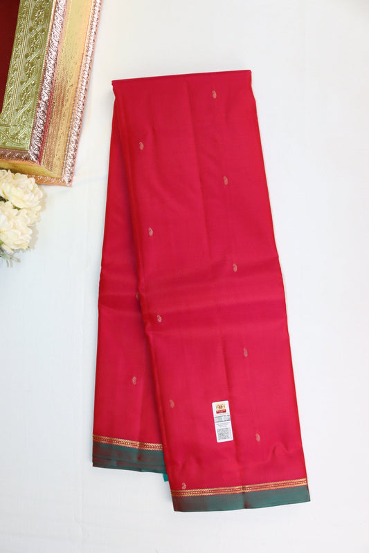 Amazing Red Pure Kanjipuram Saree From Weavers and Best on Online