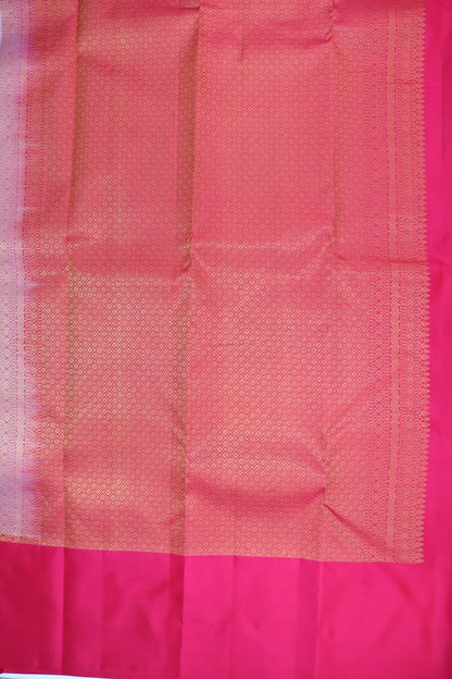 Graceful Pastel Purple Pure Kanjipuram Saree From Weavers and Best on Online