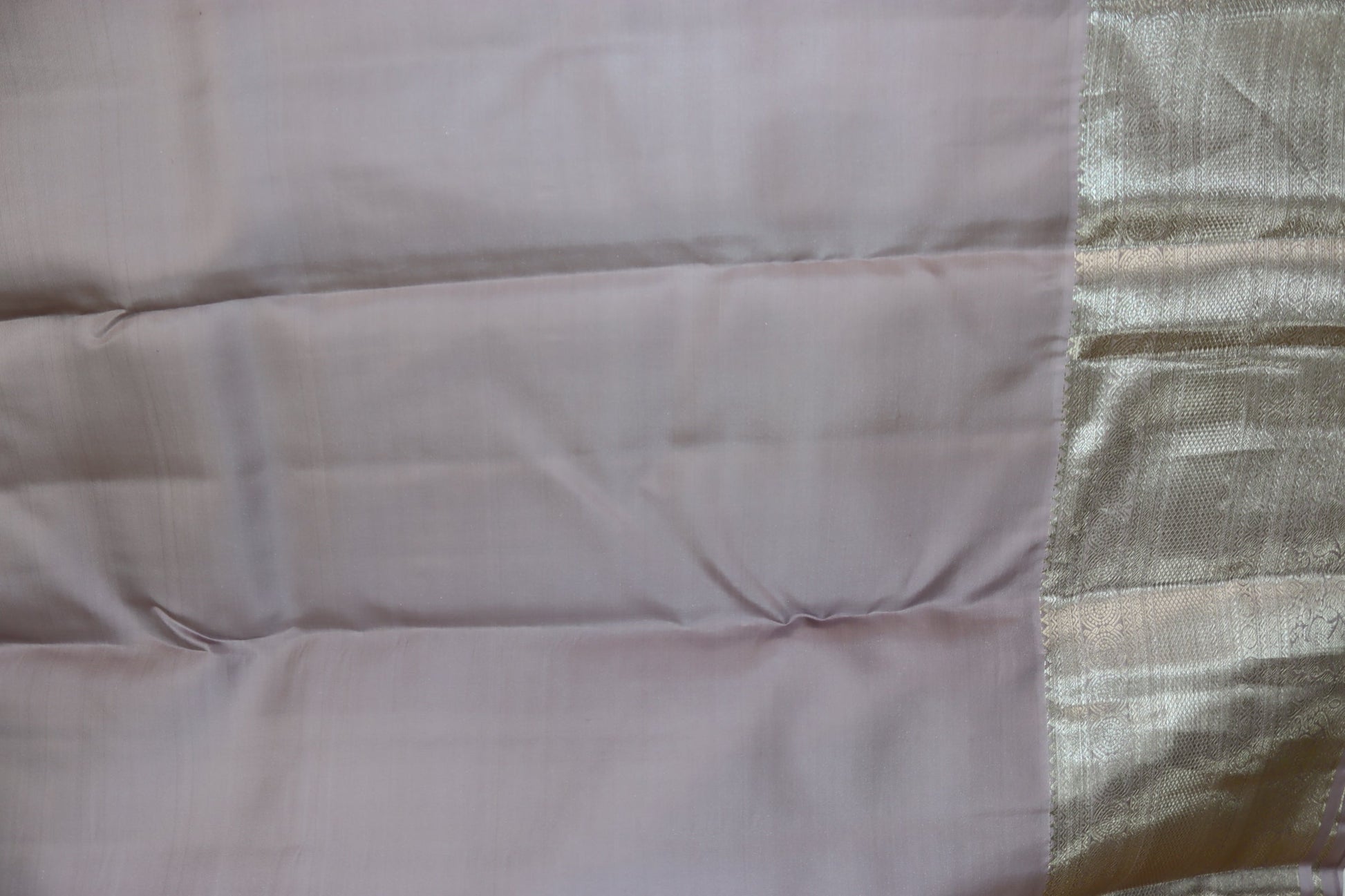 Opulent Lavender Pure Kanjipuram Saree From Weavers and Best on Online