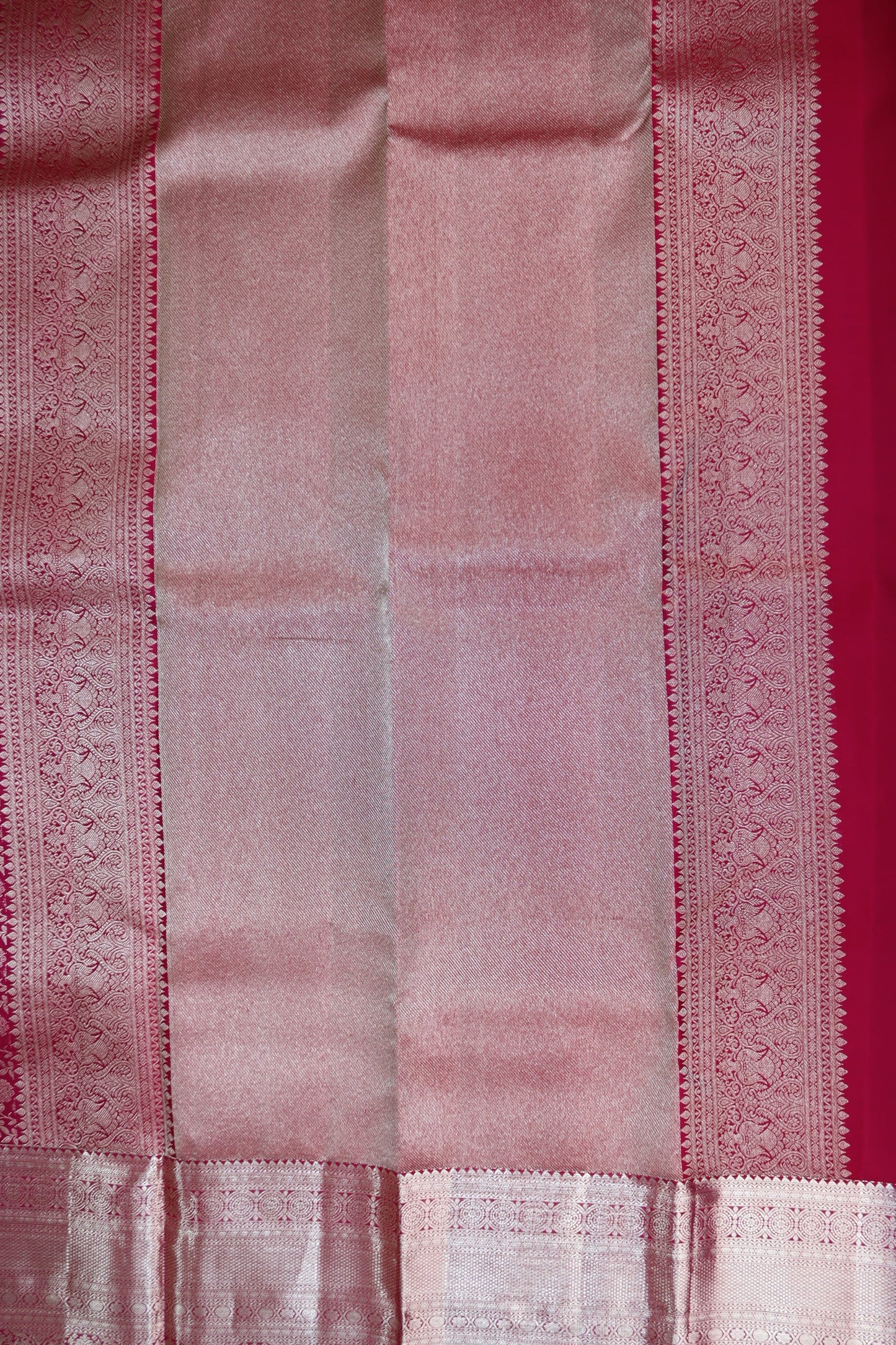 Luxurious Marron Red Pure Kanjipuram Saree From Weavers and Best on Online