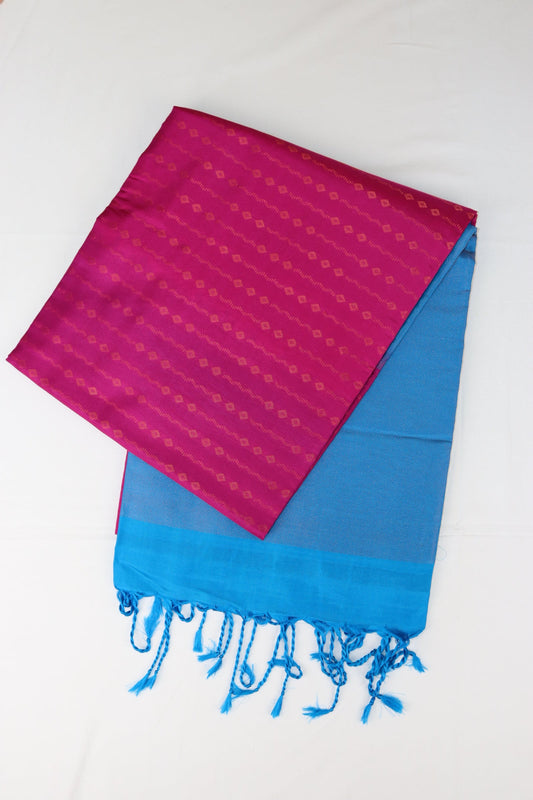 Classic Pink Kanjipuram Saree From Weavers and Best on Online