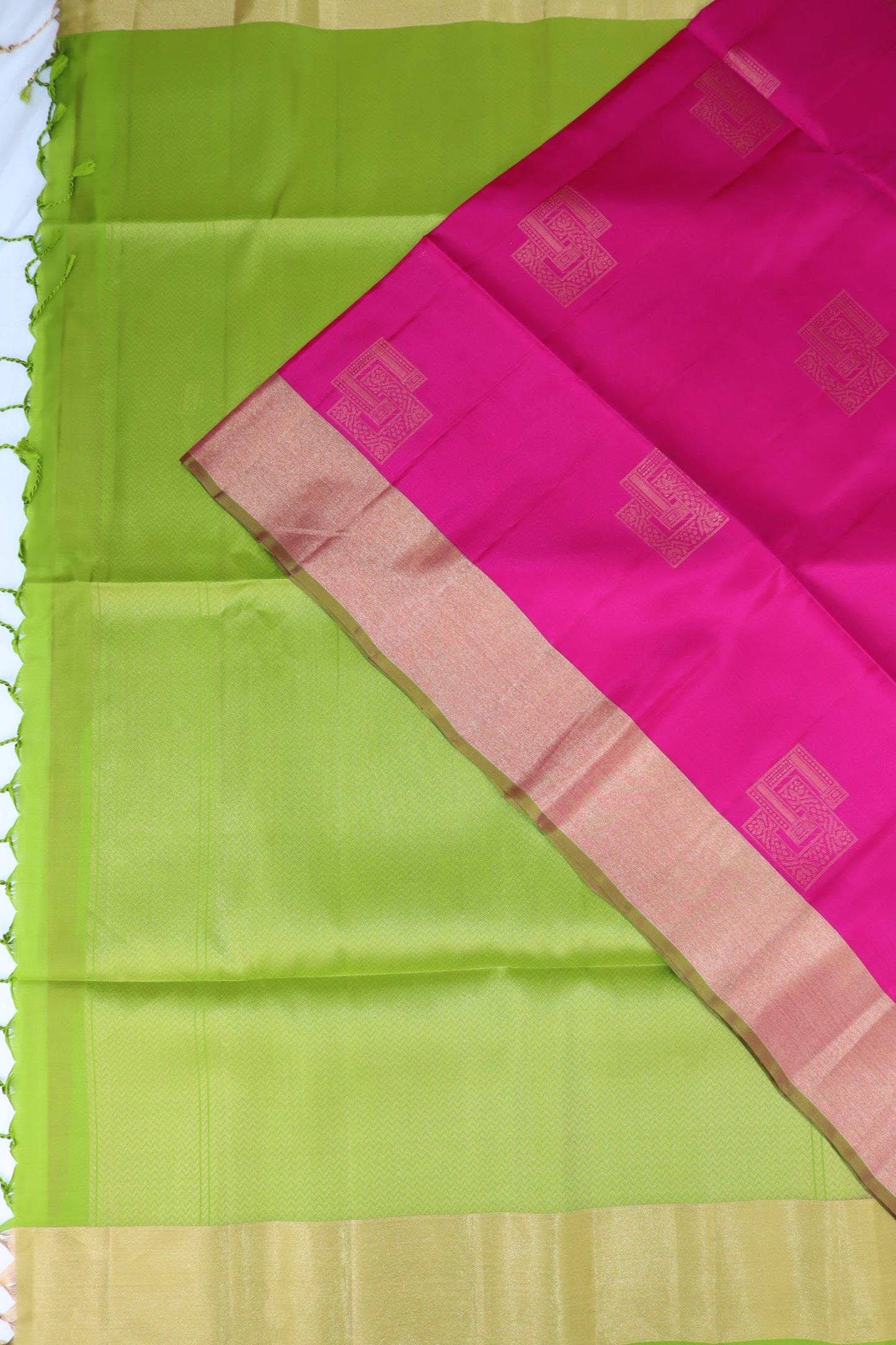 Opulent Pink Kanjipuram Saree From Weavers and Best on Online