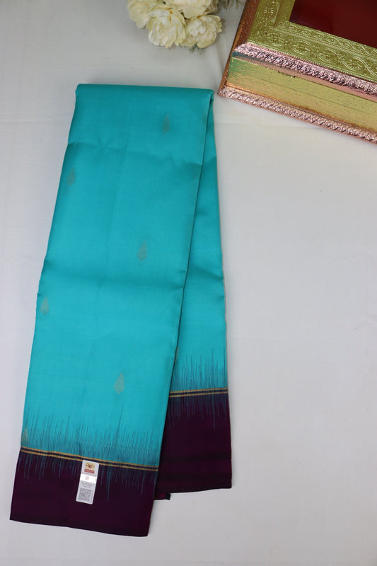 Royal Blue Pure Kanjipuram Saree From Weavers and Best on Online