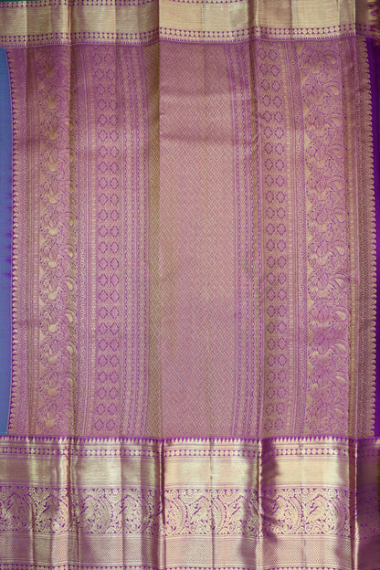 Royal Teal Green Pure Kanjipuram Saree From Weavers and Best on Online