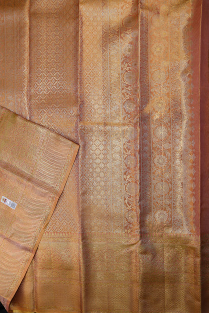 Exotic Baby Pink Kanjipuram Saree
