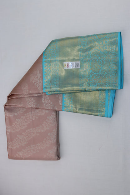 Classic Baby Pink Kanjipuram Saree