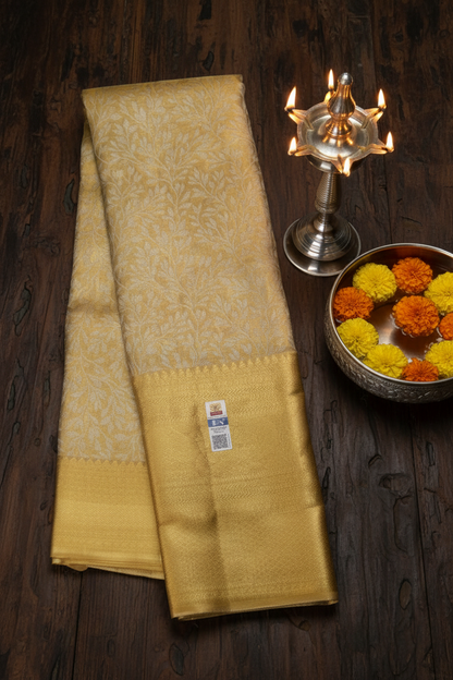 Classic Gold Kanjipuram Saree