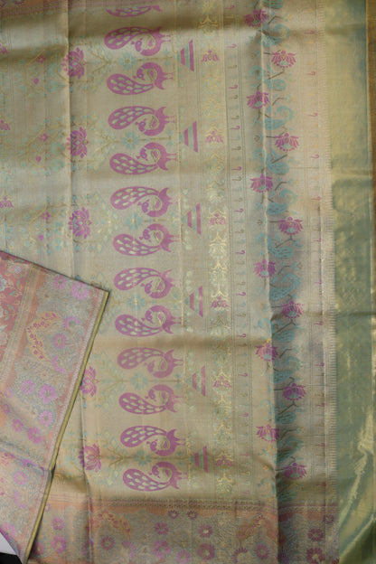 Classic Multi-color Kanjipuram Saree