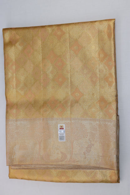 Traditional Gold Kanjipuram Saree