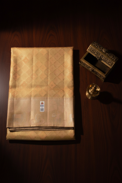 Traditional Gold Kanjipuram Saree