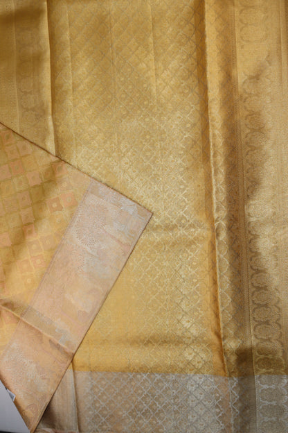 Traditional Gold Kanjipuram Saree