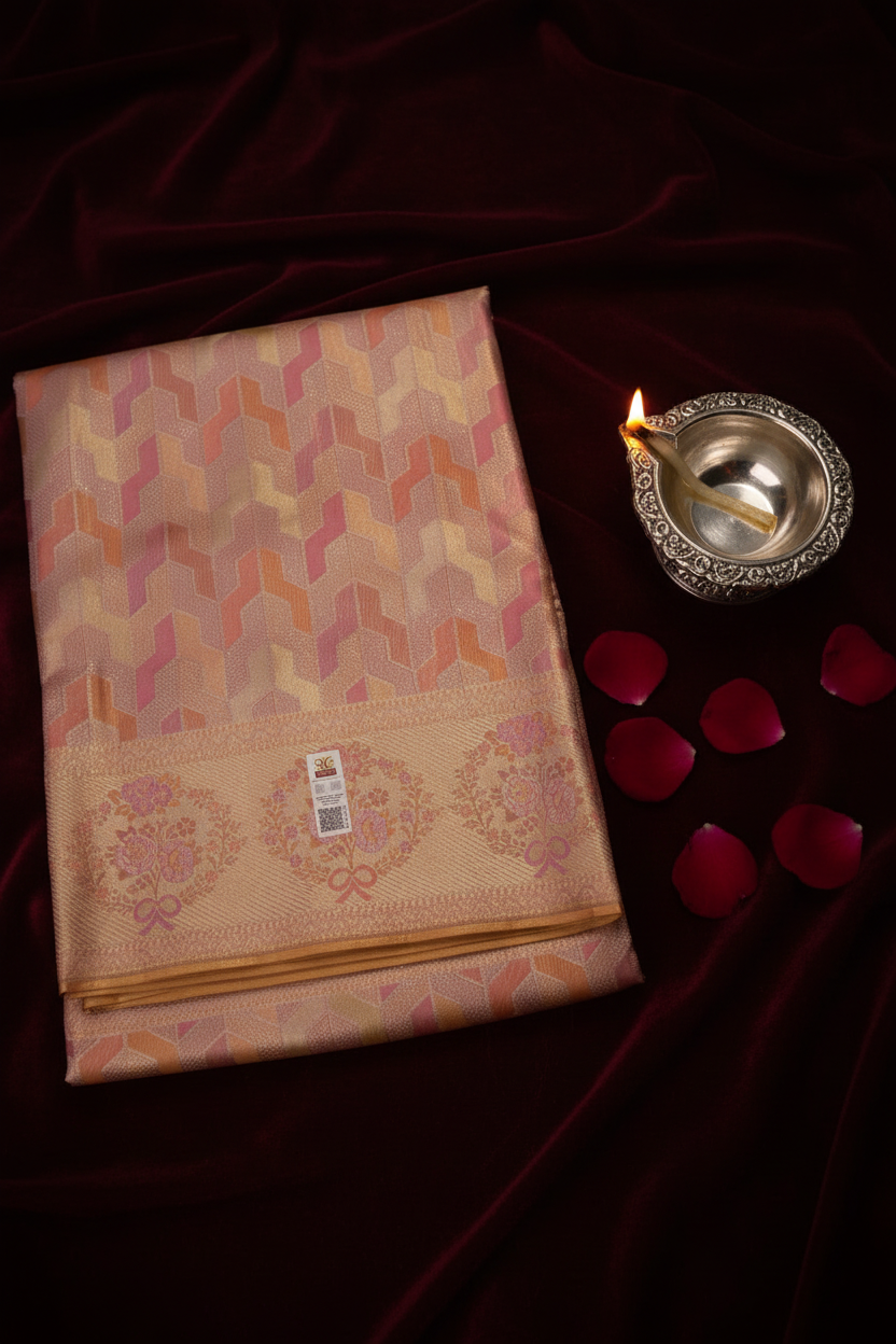 Classic Multi-color  Kanjipuram Saree