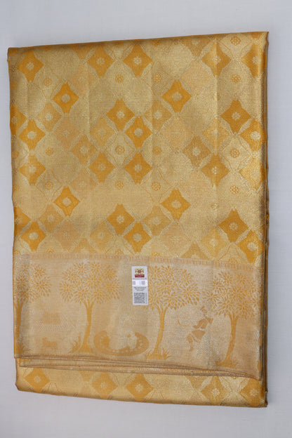Traditional Gold Kanjipuram Saree