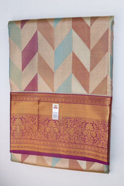 Traditional Multi-color  Kanjipuram Saree