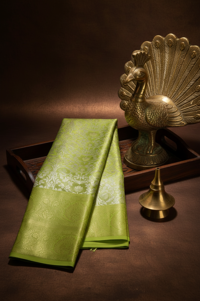 Regal Green Kanjipuram Saree
