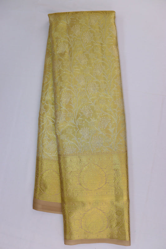 Royal Gold Kanjipuram Saree From Weavers and Best on Online