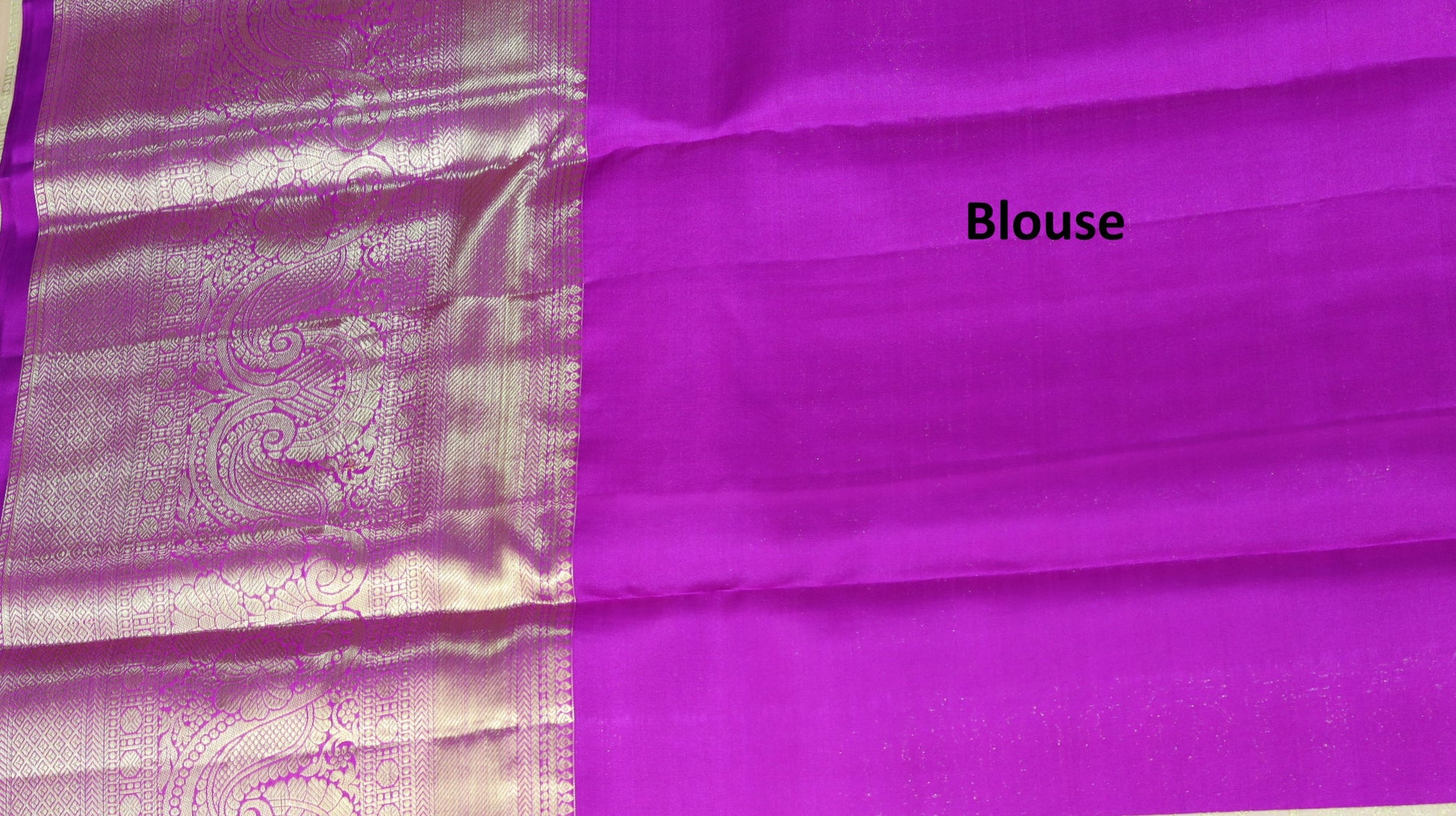 Rich Beige Kanchipuram Silk Saree From Weavers and Best on Online