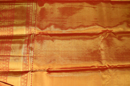 DIvine Yellow Pure Kanjipuram Saree From Weavers and Best on Online