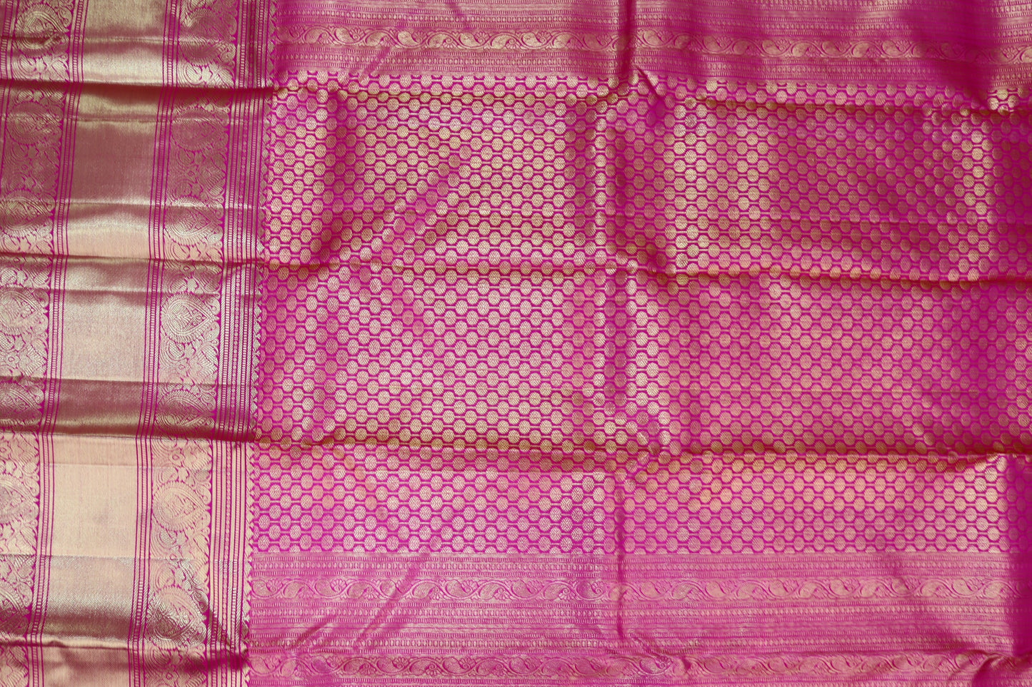 Graceful Yellow Pure Kanjipuram Saree From Weavers and Best on Online