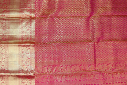 Stunning Yellow Pure Kanjipuram Saree From Weavers and Best on Online