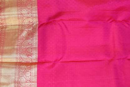 Stunning Yellow Pure Kanjipuram Saree From Weavers and Best on Online