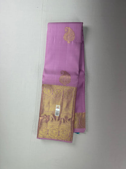 Rich Baby Pink Kanchipuram Silk Saree From Weavers and Best on Online