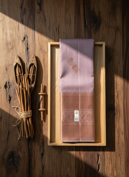 Classy Pastel Kanchipuram Silk Saree