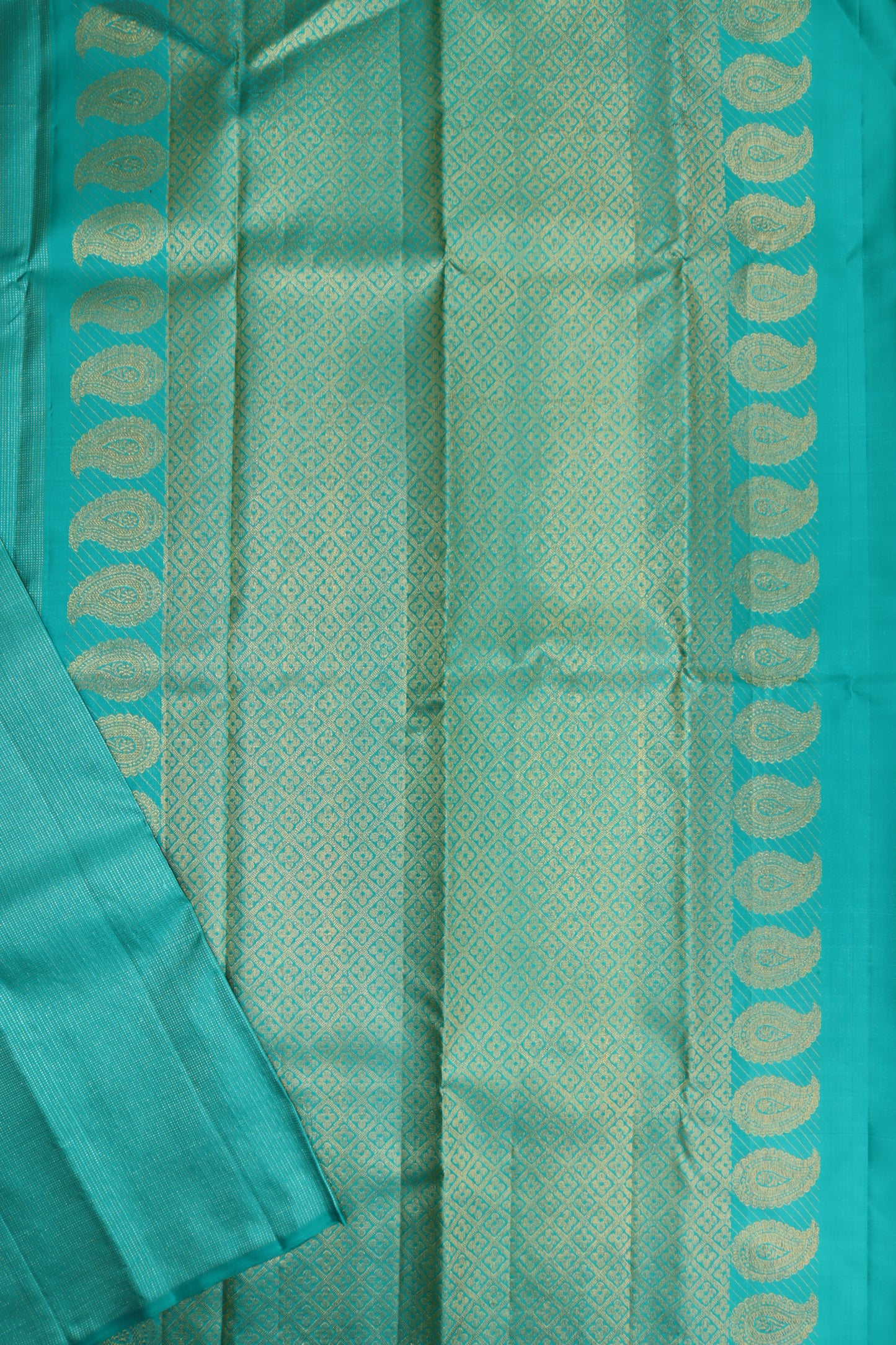 Timeless Sky Blue Kanchipuram Silk saree