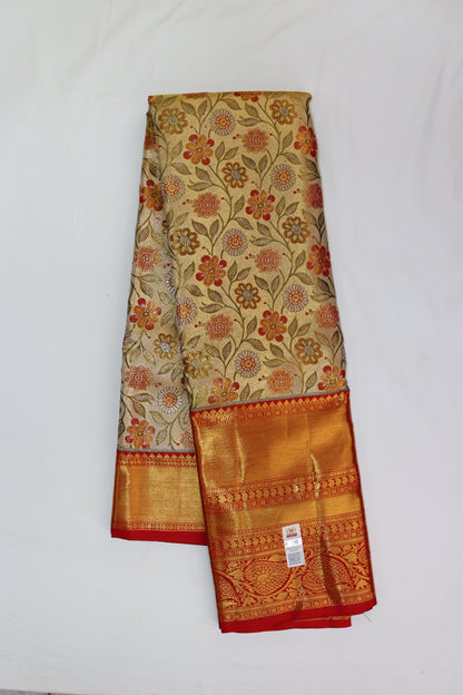 Timeless Multi-color Kanchipuram Silk Saree - My First Saree