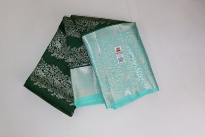 Rich Green Kachipuram Silk saree