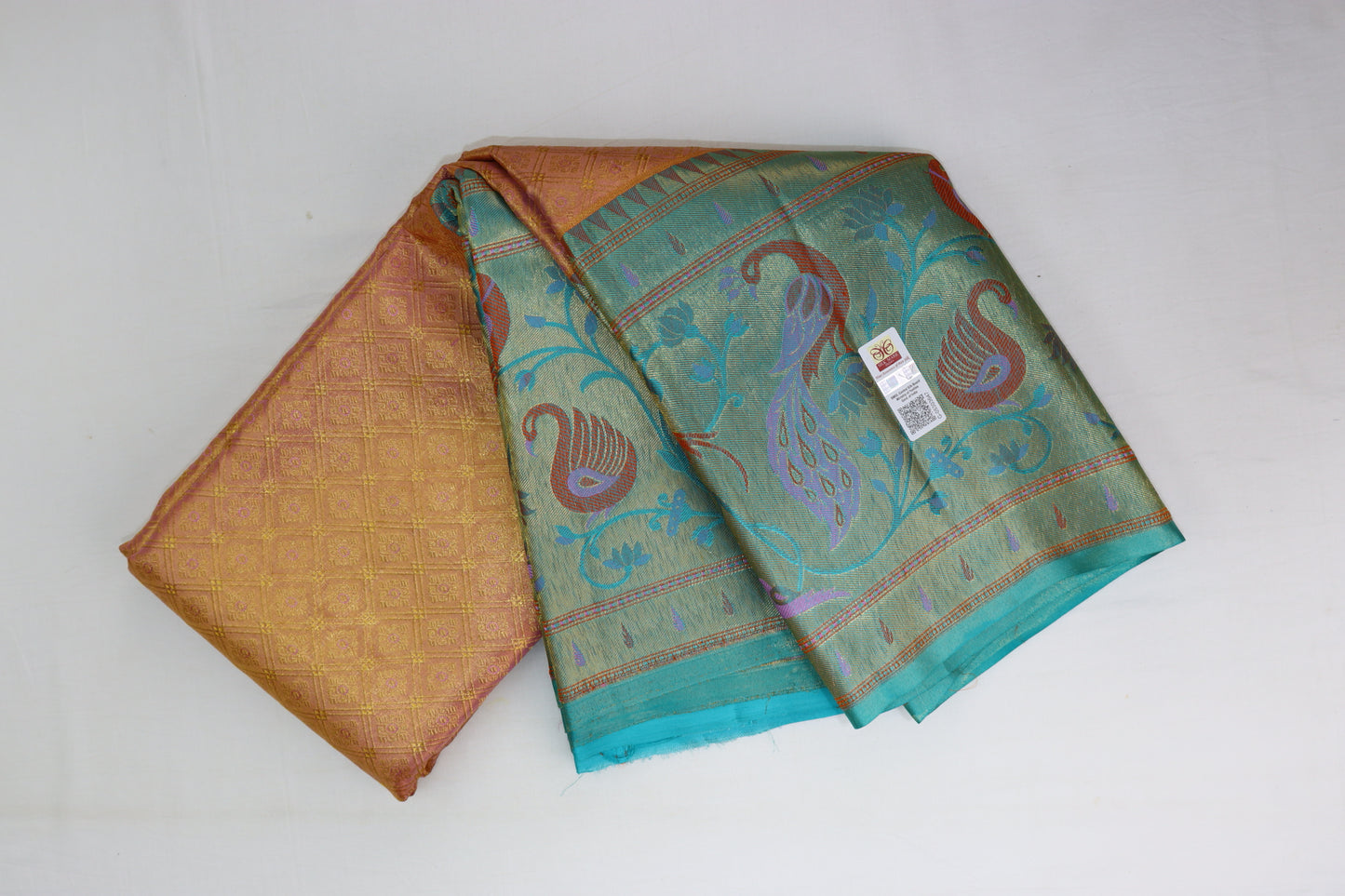 Timeless Baby Pink Kanchipuram Silk saree