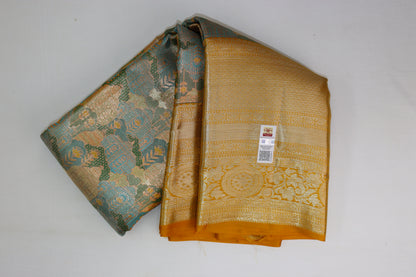 Rich Multi-Pastel Kanchipuram Silk Saree