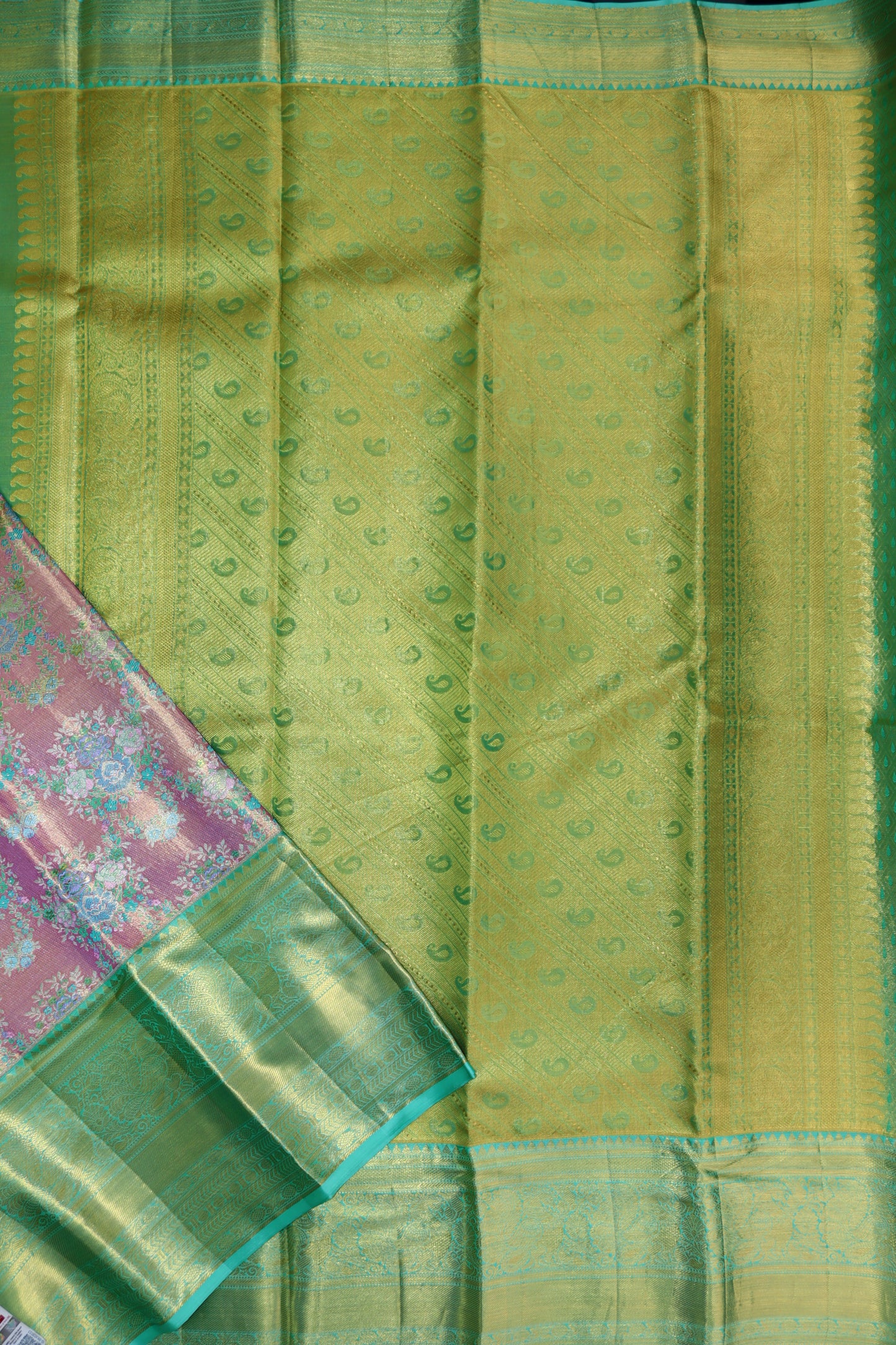 Exclusive Pink Kanchipuram Designer Silk Saree From Weavers and Best on Online