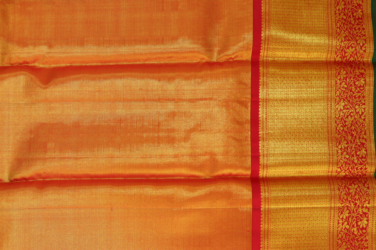 Traditional Gold Kanchipuram  Silk Saree