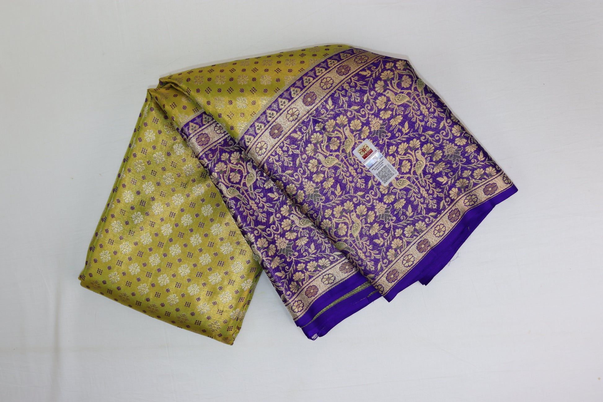 Timeless Olive Green Kanchipuram Silk saree From Weavers and Best on Online