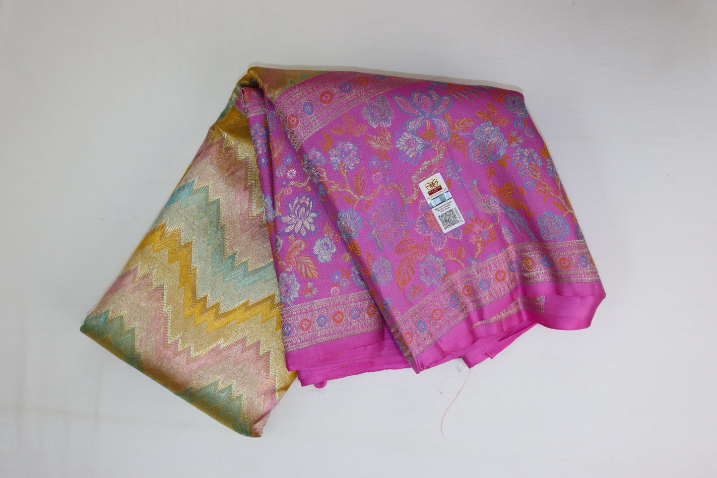 Exotic Multi-Pastel Color Kanchipuram Silk saree