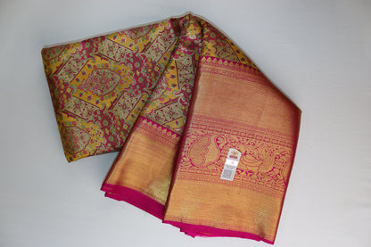 Timeless Multi-color Kanchipuram Silk Saree