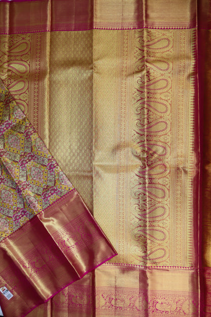 Timeless Multi-color Kanchipuram Silk Saree