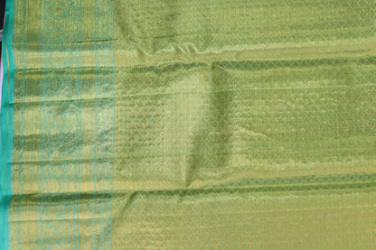 Luxury Lux Green Kanchipuram Silk Saree - My First Saree