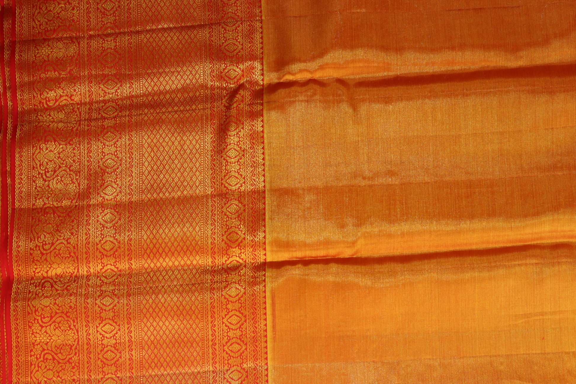 Traditional Yellow Kanchipuram Silk Saree From Weavers and Best on Online