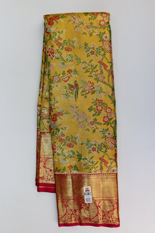 Elegant Multi-color Kanchipuram Silk saree