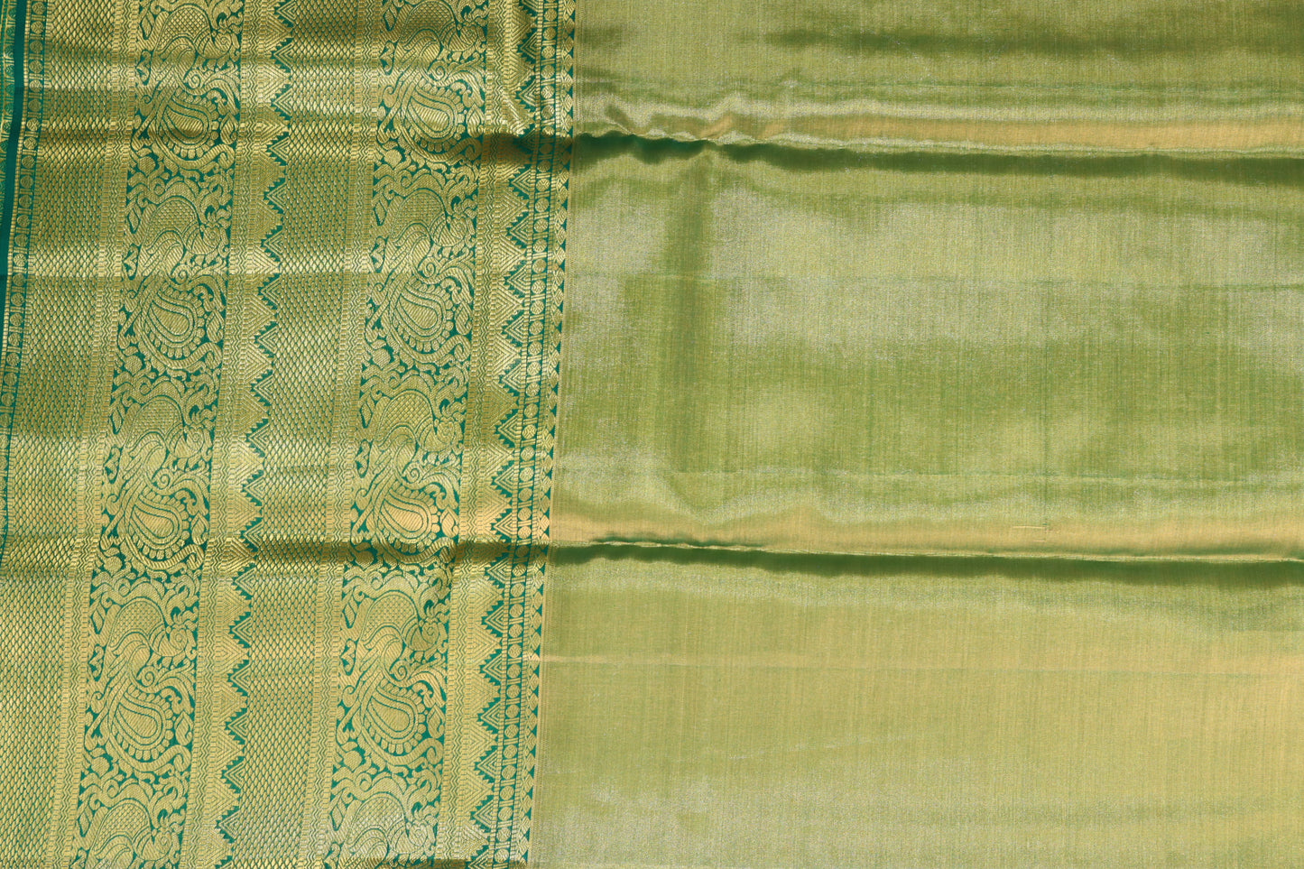 Traditional Yellow Kanchipuram Silk saree