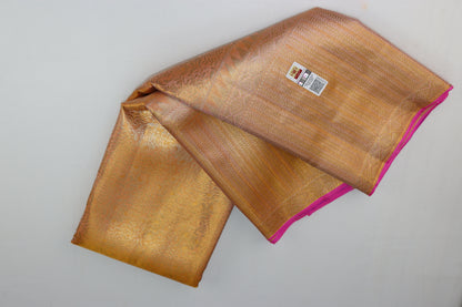 Classy Baby Pink Kanchipuram Silk Saree