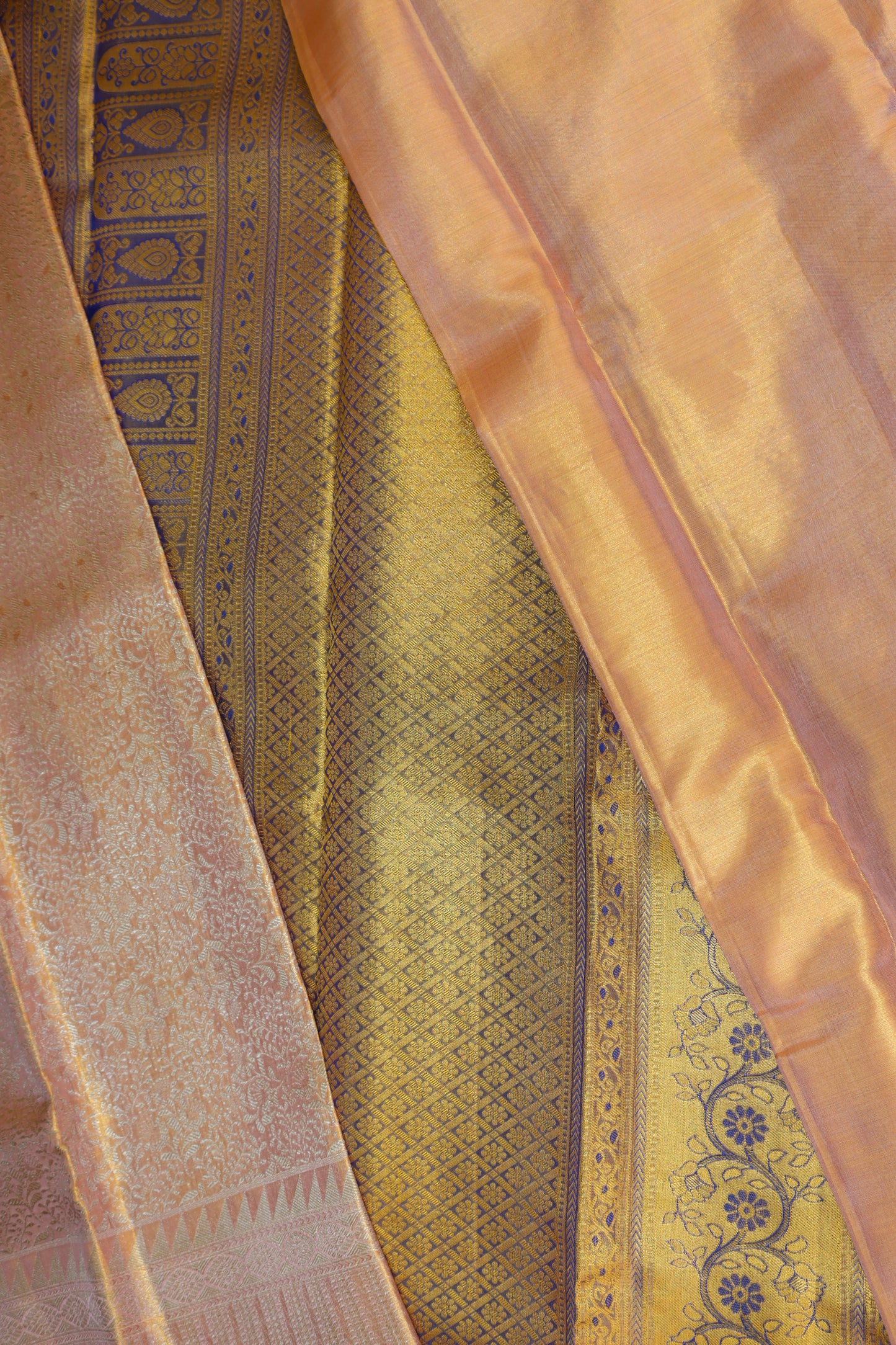 Classy Baby Pink Kanchipuram Silk Saree